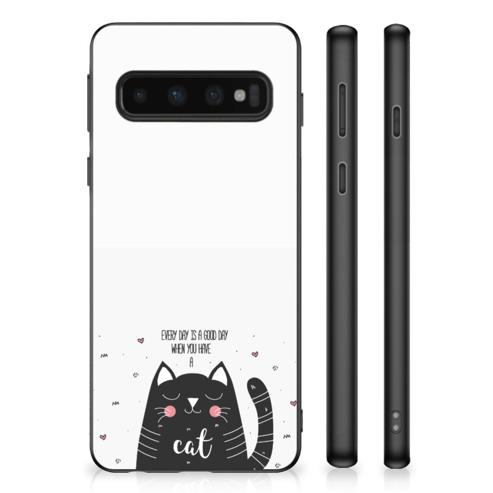 Samsung Galaxy S10 Bumper Hoesje Cat Good Day B2C Telecom