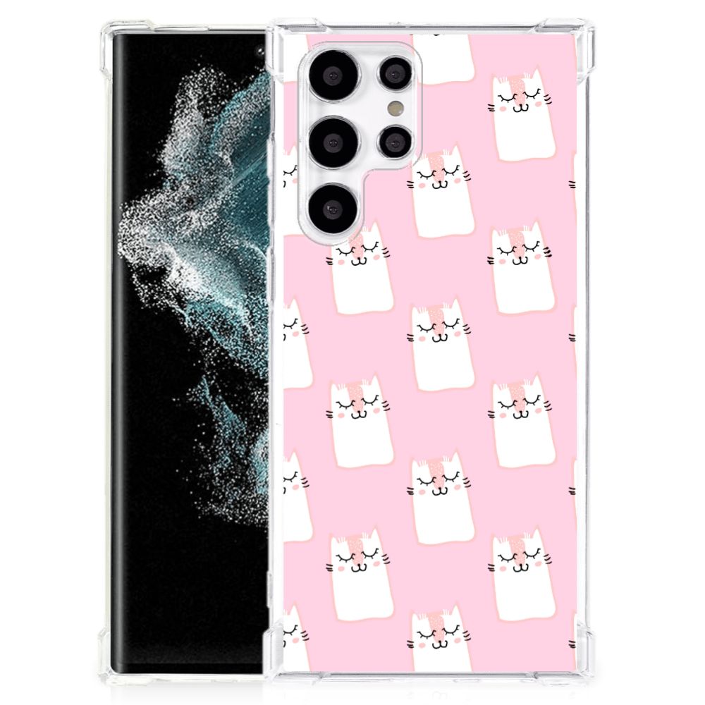 Samsung Galaxy S22 Ultra Case Anti-shock Sleeping Cats