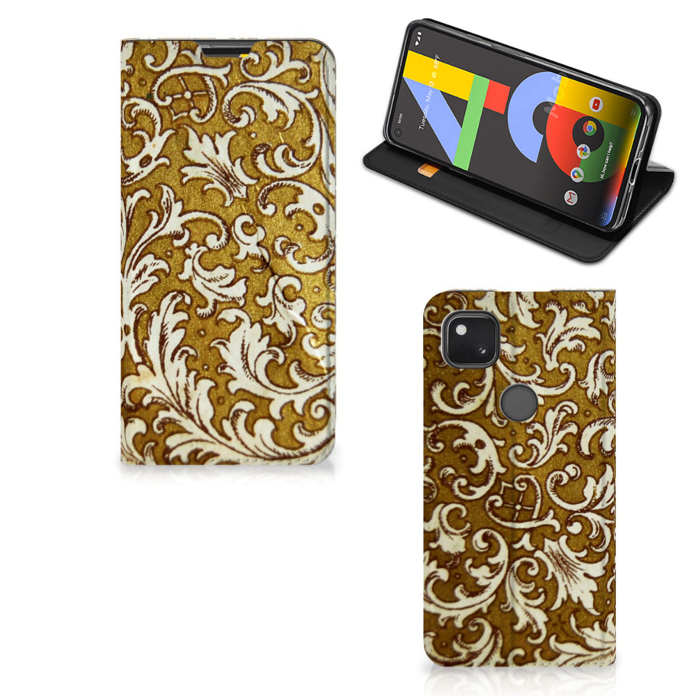 Telefoon Hoesje Google Pixel 4a Barok Goud