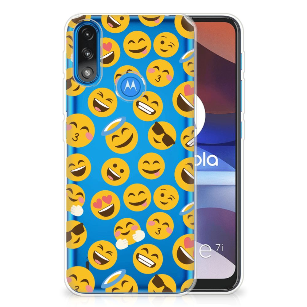 Motorola Moto E7/E7i Power TPU bumper Emoji