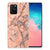Samsung Galaxy S10 Lite TPU Siliconen Hoesje Marmer Oranje