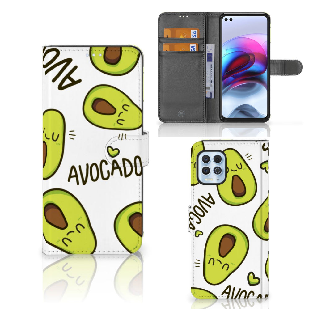 Motorola Moto G100 Leuk Hoesje Avocado Singing