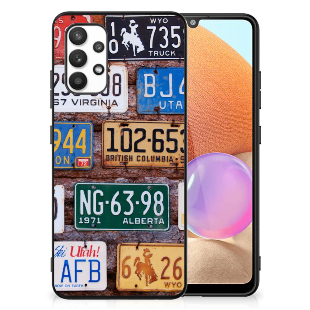 Samsung Galaxy A32 4G | A32 5G Enterprise Editie Silicone Back Case Kentekenplaten B2C Telecom