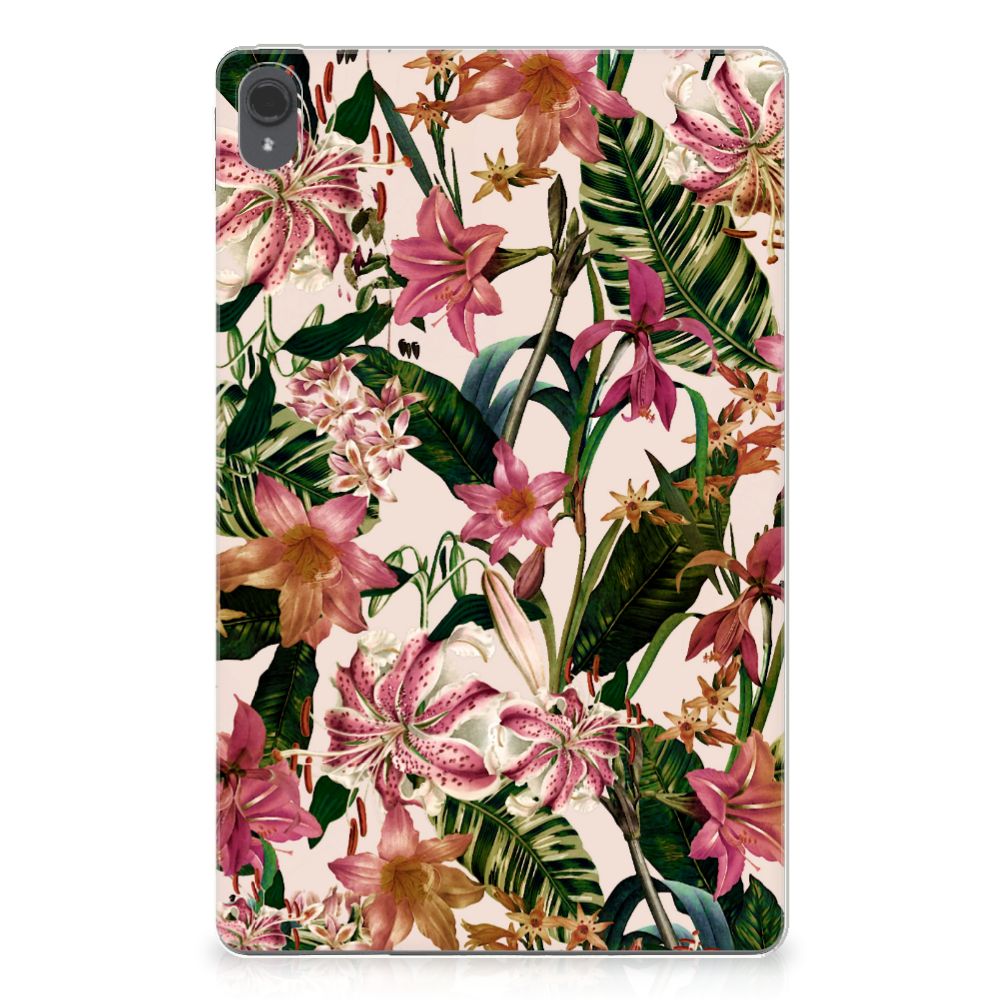 Lenovo Tab P11 | P11 Plus Siliconen Hoesje Flowers - B2C Telecom