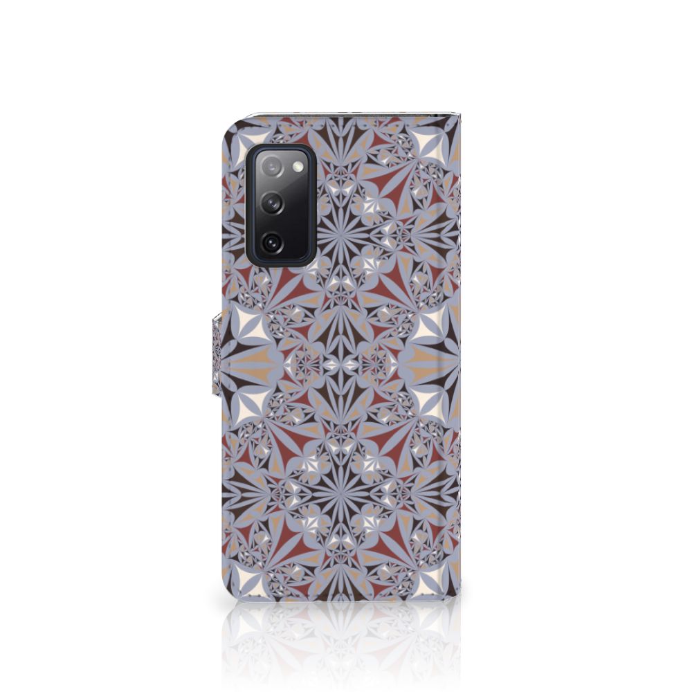 Samsung Galaxy S20 FE Bookcase Flower Tiles