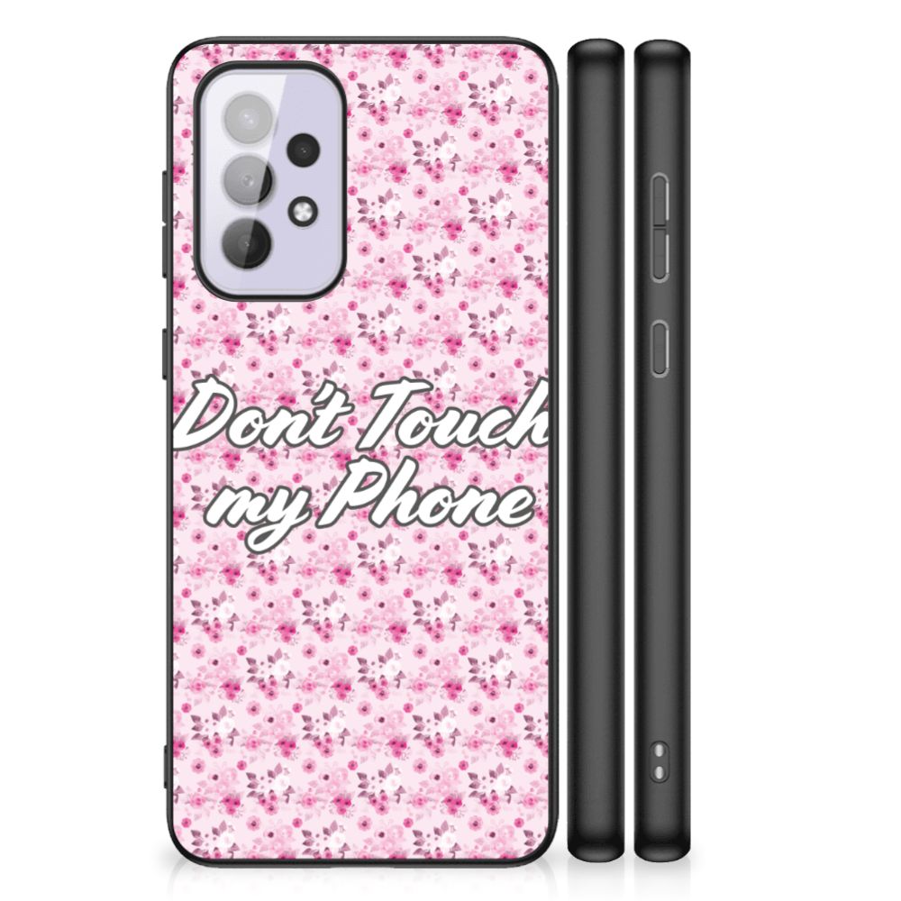 Samsung Galaxy A33 5G Telefoon Hoesje Flowers Pink DTMP B2C Telecom