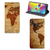 Samsung Galaxy M20 Book Cover Wereldkaart