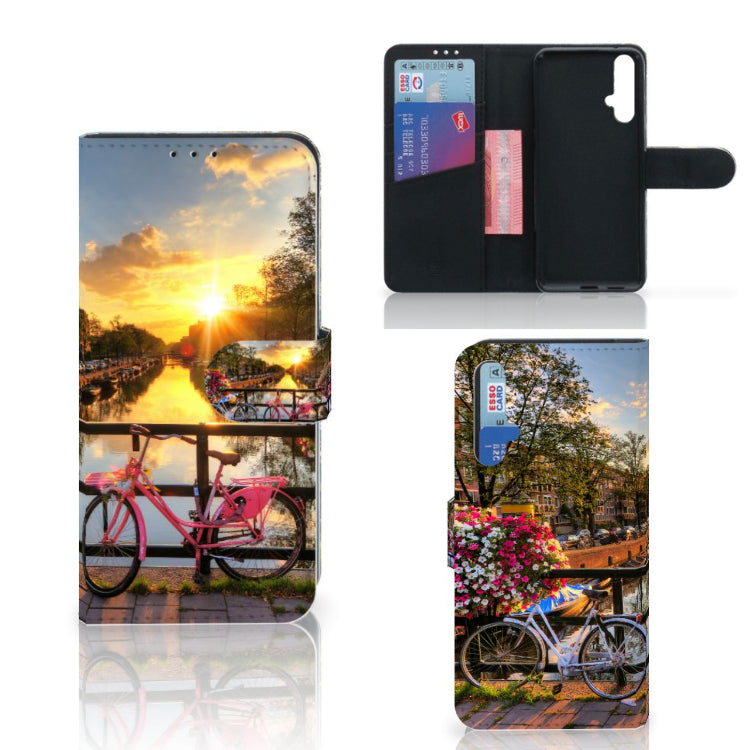 Honor 20 Flip Cover Amsterdamse Grachten