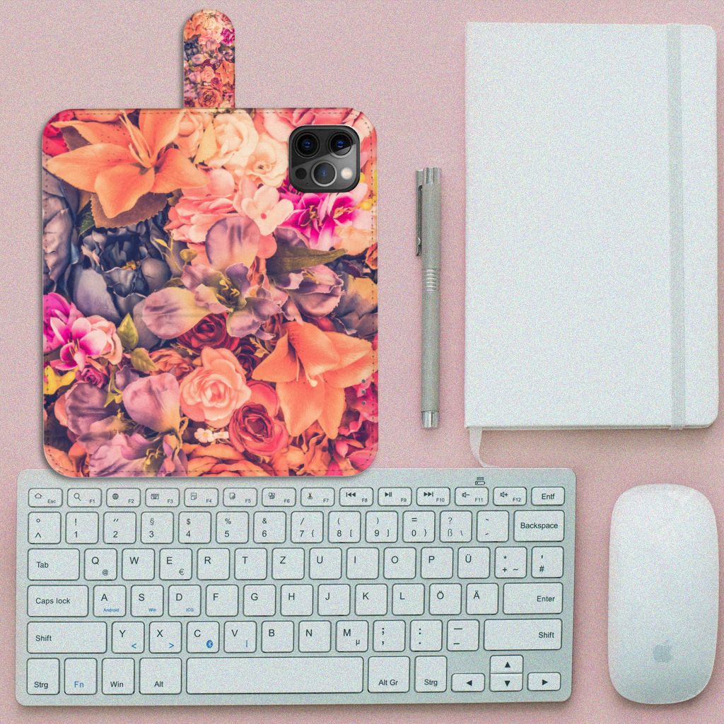 Apple iPhone 12 Pro Max Hoesje Bosje Bloemen
