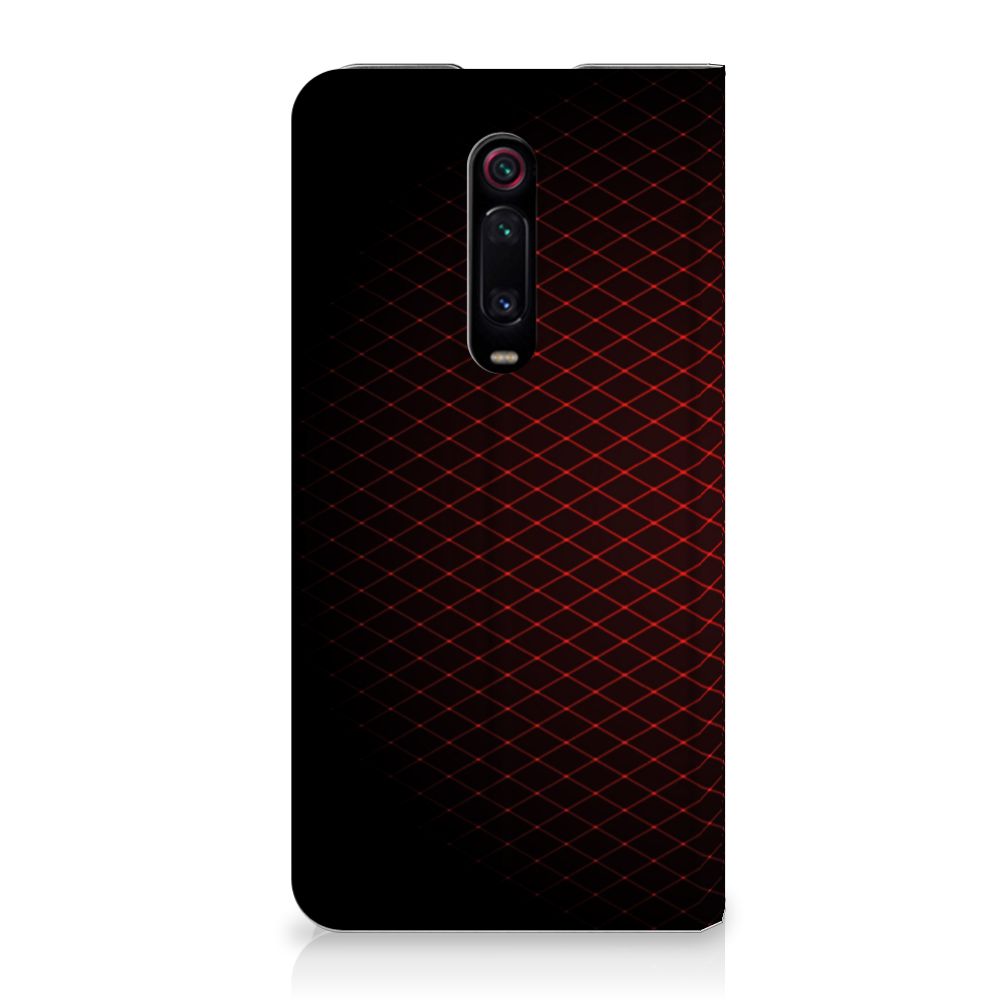 Xiaomi Redmi K20 Pro Hoesje met Magneet Geruit Rood - B2C Telecom