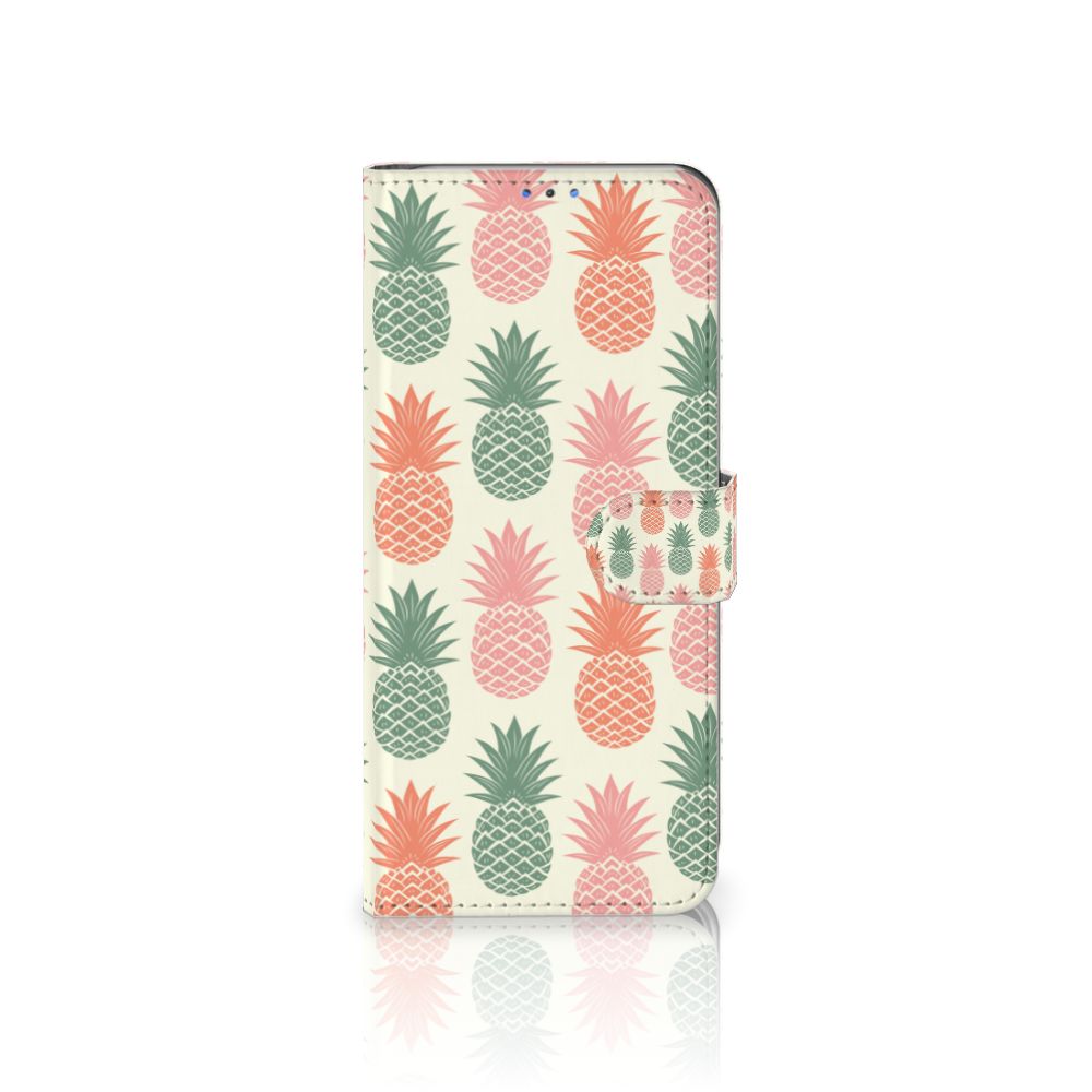 Motorola G8 Power Lite Book Cover Ananas