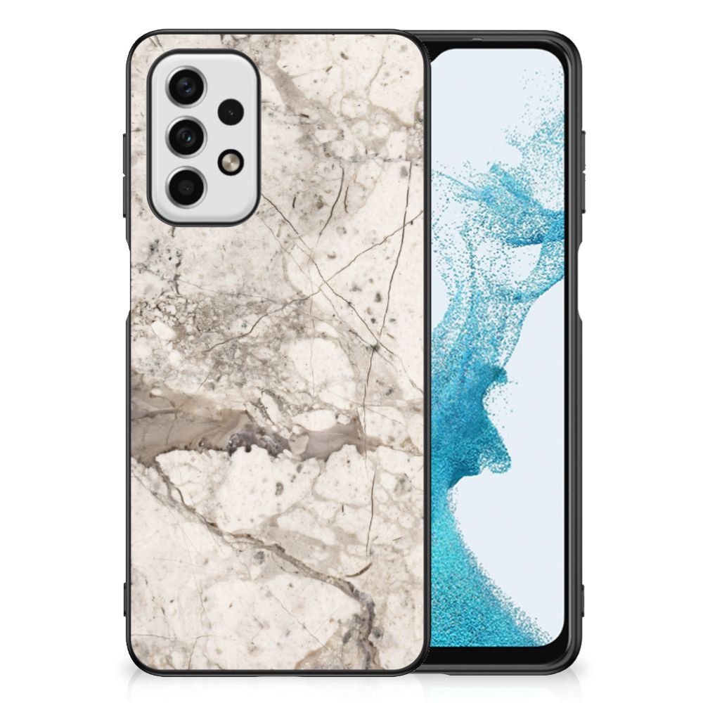 Samsung Galaxy A23 Marmeren Print Telefoonhoesje Marmer Beige B2C Telecom