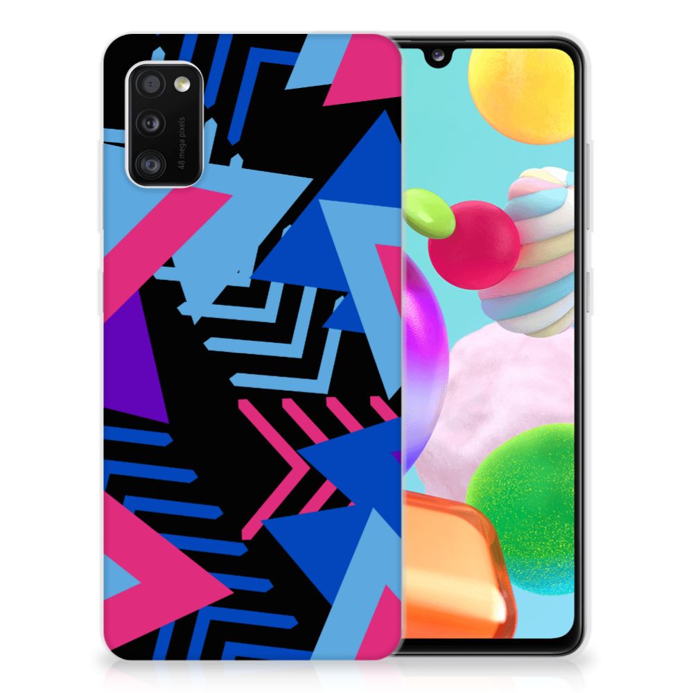 Samsung Galaxy A41 TPU Hoesje Funky Triangle