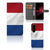 Sony Xperia 1 III Bookstyle Case Nederlandse Vlag met pasjes en artistiek design van de Nederlandse vlag.