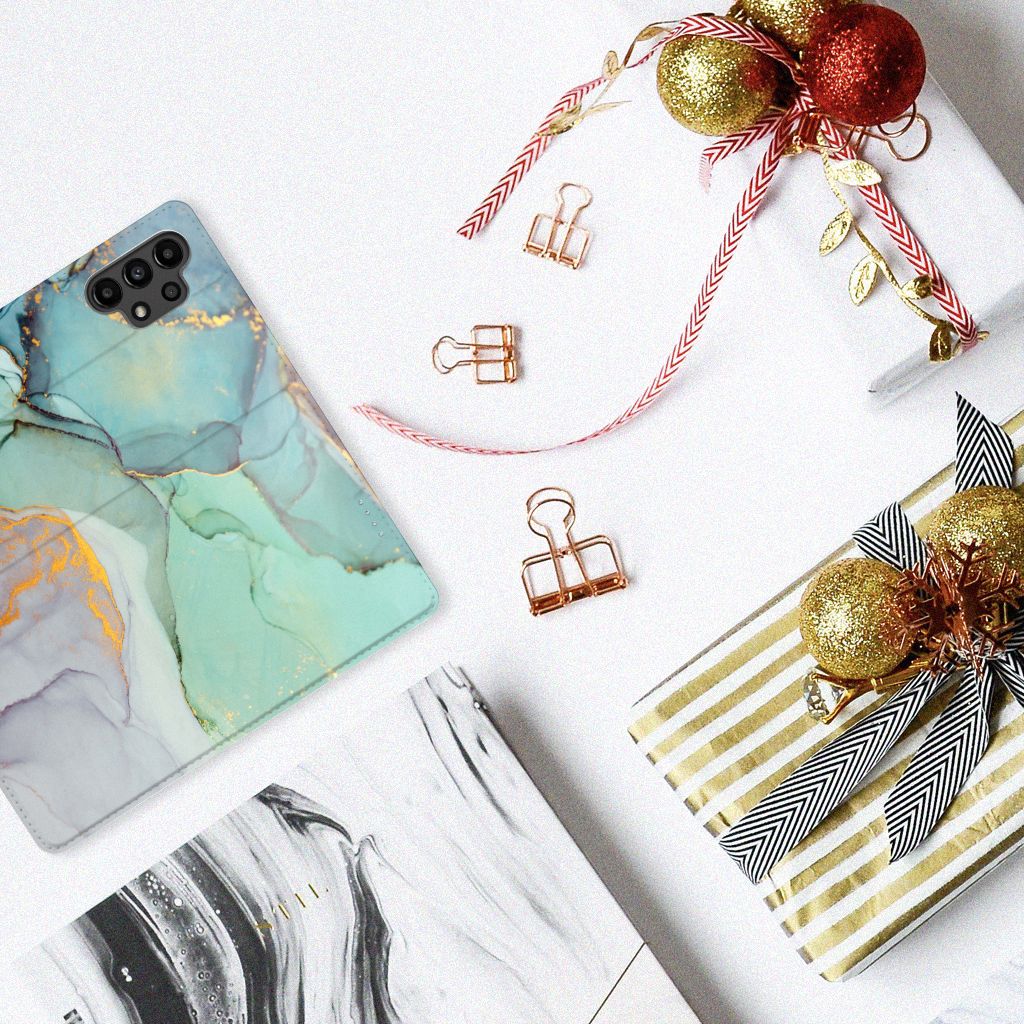 Bookcase voor Samsung Galaxy A13 (4G) Watercolor Mix - B2C Telecom