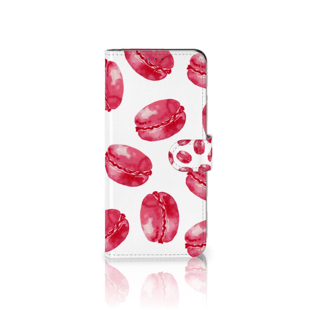 Samsung Galaxy A20s Book Cover Pink Macarons
