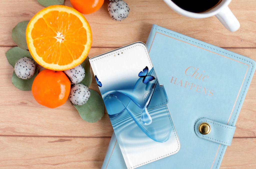 OPPO A15 Telefoonhoesje met Pasjes Vlinders