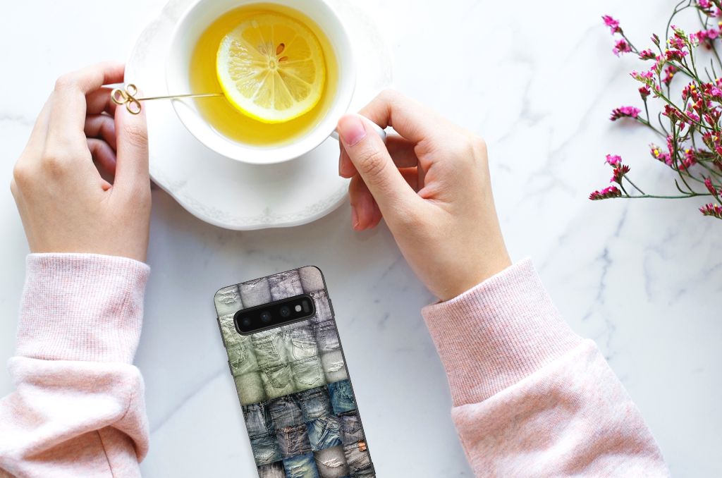 TPU Bumper Case Samsung Galaxy S10 Spijkerbroeken B2C Telecom
