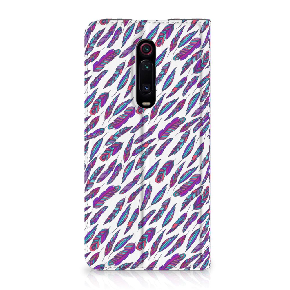 Xiaomi Redmi K20 Pro Hoesje met Magneet Feathers Color - B2C Telecom