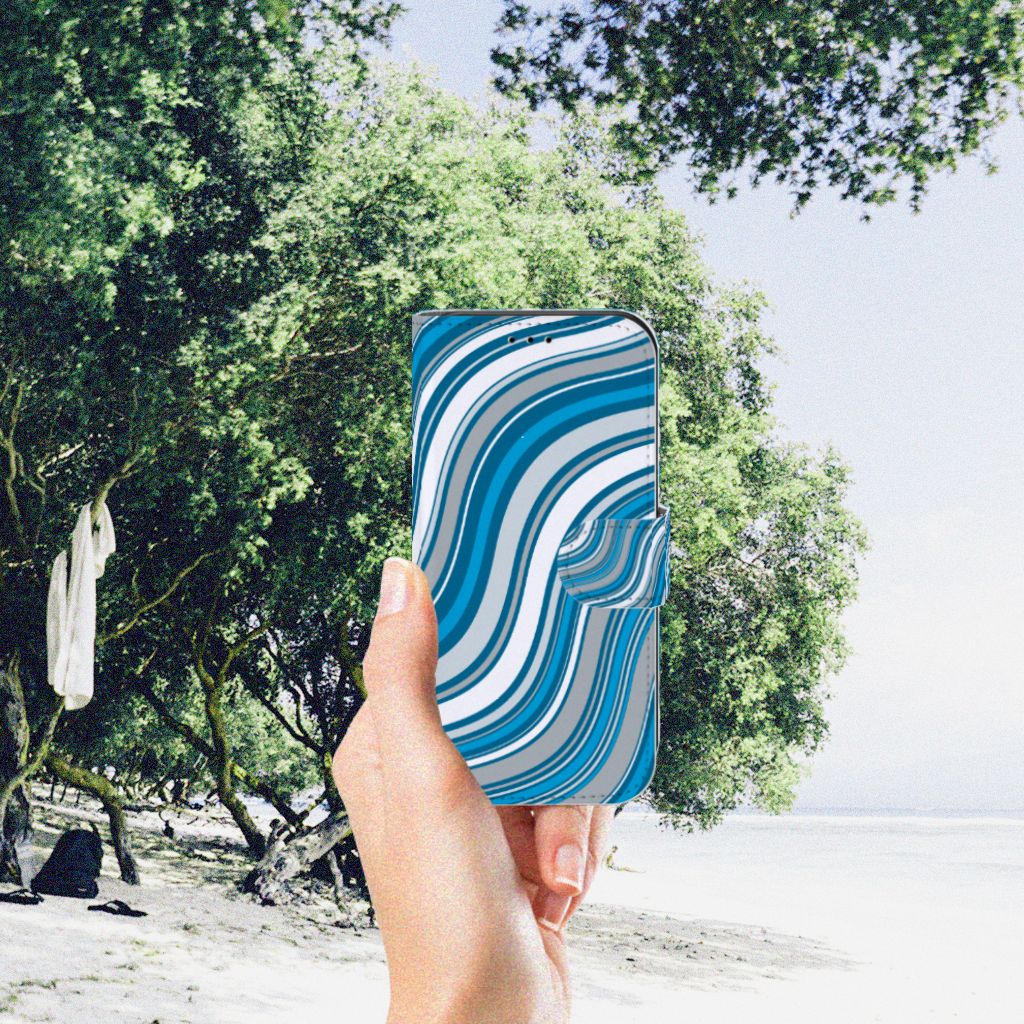 Apple iPhone 11 Pro Telefoon Hoesje Waves Blue