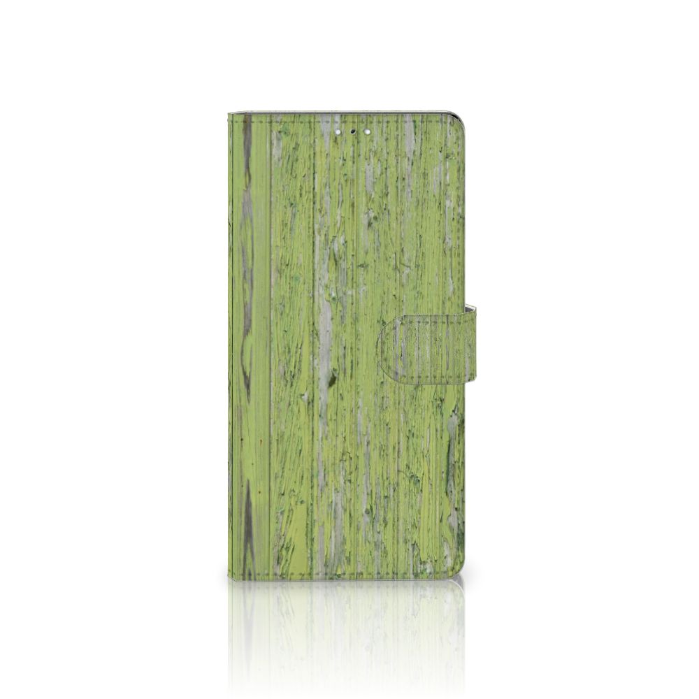 Samsung Galaxy S22 Ultra Book Style Case Green Wood