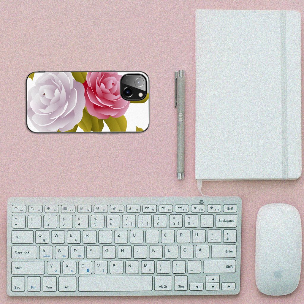 Apple iPhone 13 Bloemen Hoesje Roses B2C Telecom