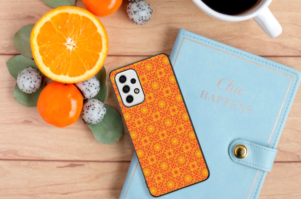 Samsung Galaxy A23 Back Case Batik Oranje B2C Telecom
