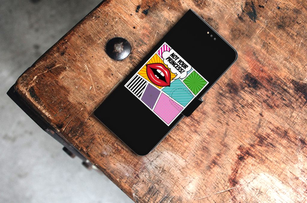 Nokia 5.3 Wallet Case met Pasjes Popart Princess