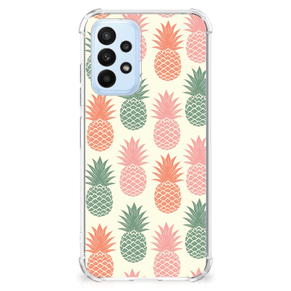 Samsung Galaxy A23 Beschermhoes Ananas - B2C Telecom