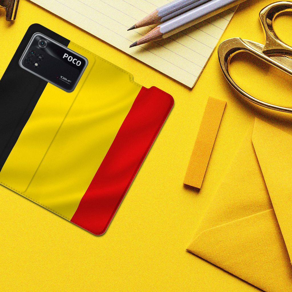 Poco X4 Pro 5G Standcase Belgische Vlag - B2C Telecom