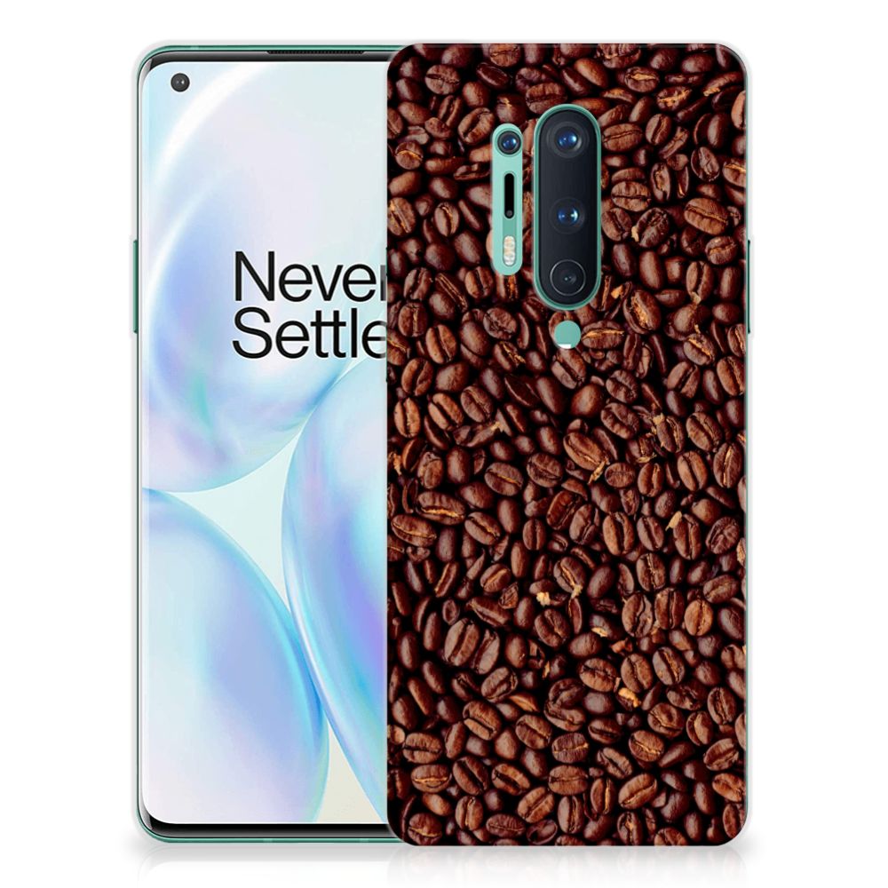 OnePlus 8 Pro Siliconen Case Koffiebonen