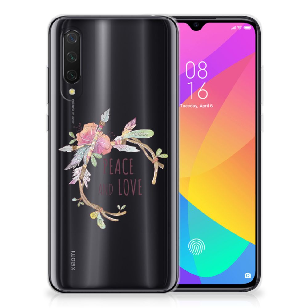Xiaomi Mi 9 Lite Telefoonhoesje met Naam Boho Text