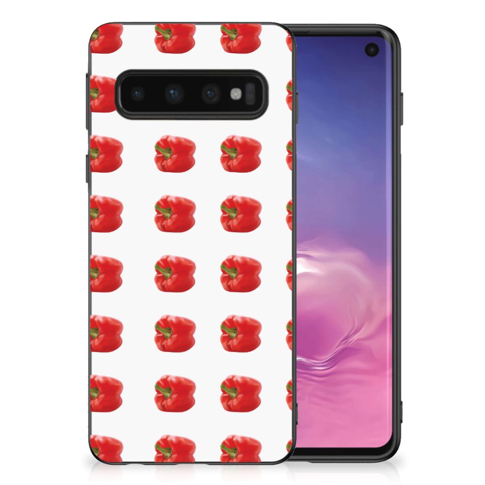 Samsung Galaxy S10 Silicone Case Paprika Red B2C Telecom