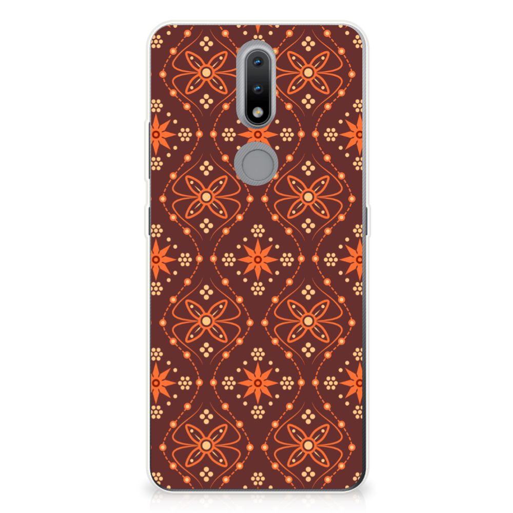 Nokia 2.4 TPU bumper Batik Brown