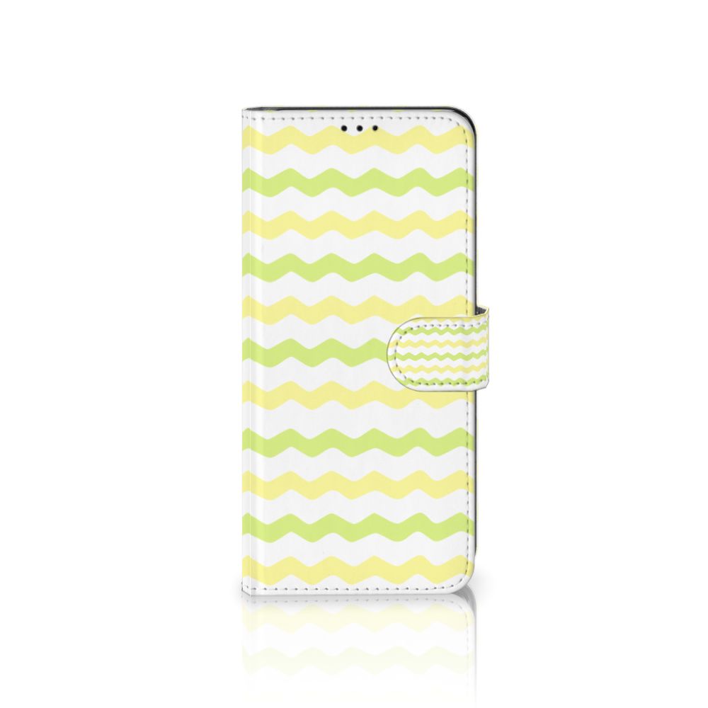 Samsung Galaxy S21 Ultra Telefoon Hoesje Waves Yellow