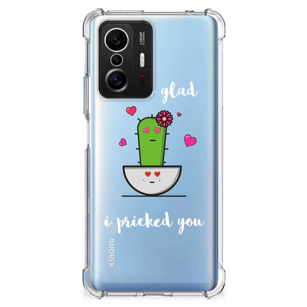 Xiaomi 11T | 11T Pro Stevig Bumper Hoesje Cactus Glad