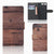 Sony Xperia XZ1 Book Style Case Old Wood