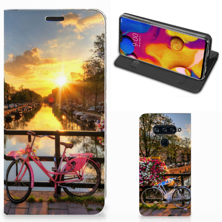 LG V40 Thinq Book Cover Amsterdamse Grachten