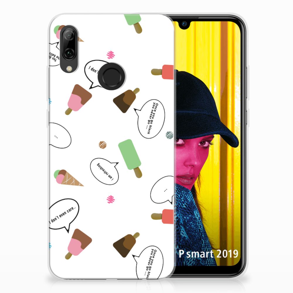 Huawei P Smart 2019 Siliconen Case IJsjes