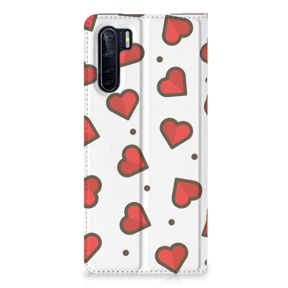 OPPO Reno3 | A91 Hoesje met Magneet Hearts - B2C Telecom