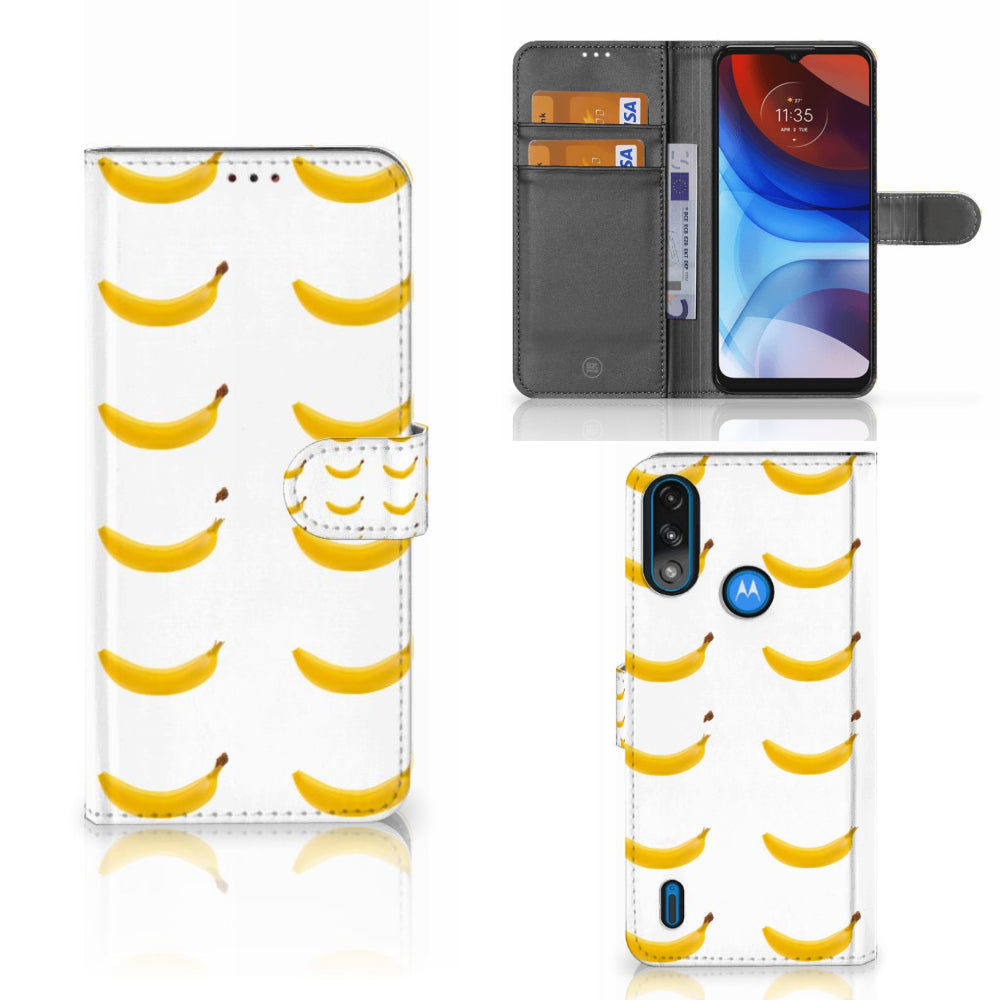 Motorola Moto E7i Power | E7 Power Book Cover Banana