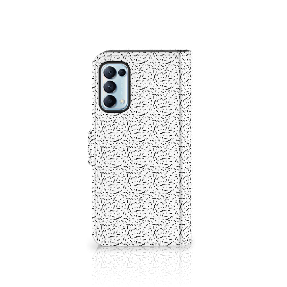 OPPO Find X3 Lite Telefoon Hoesje Stripes Dots