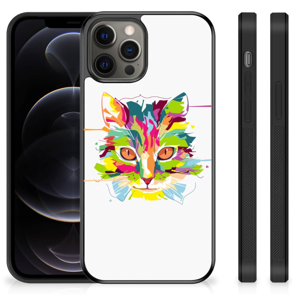 iPhone 12 Pro Max Bumper Hoesje Cat Color B2C Telecom