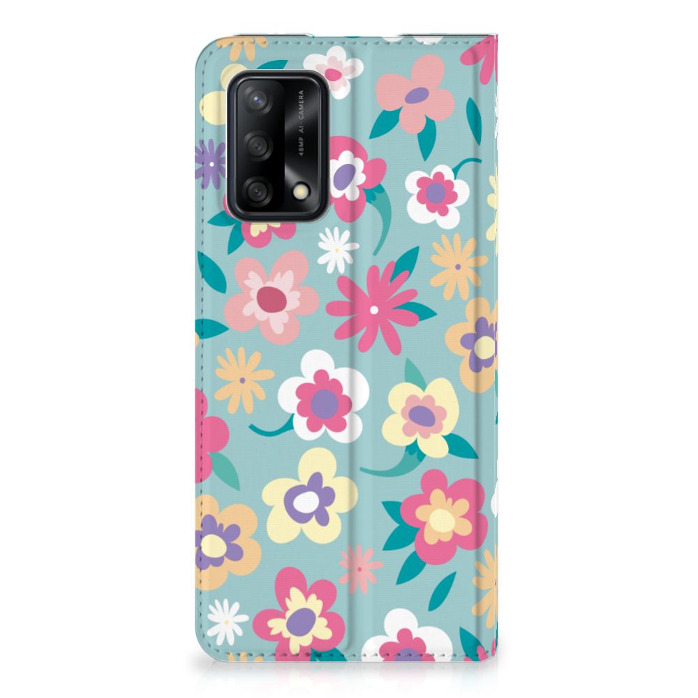 OPPO A74 4G Smart Cover Flower Power - B2C Telecom