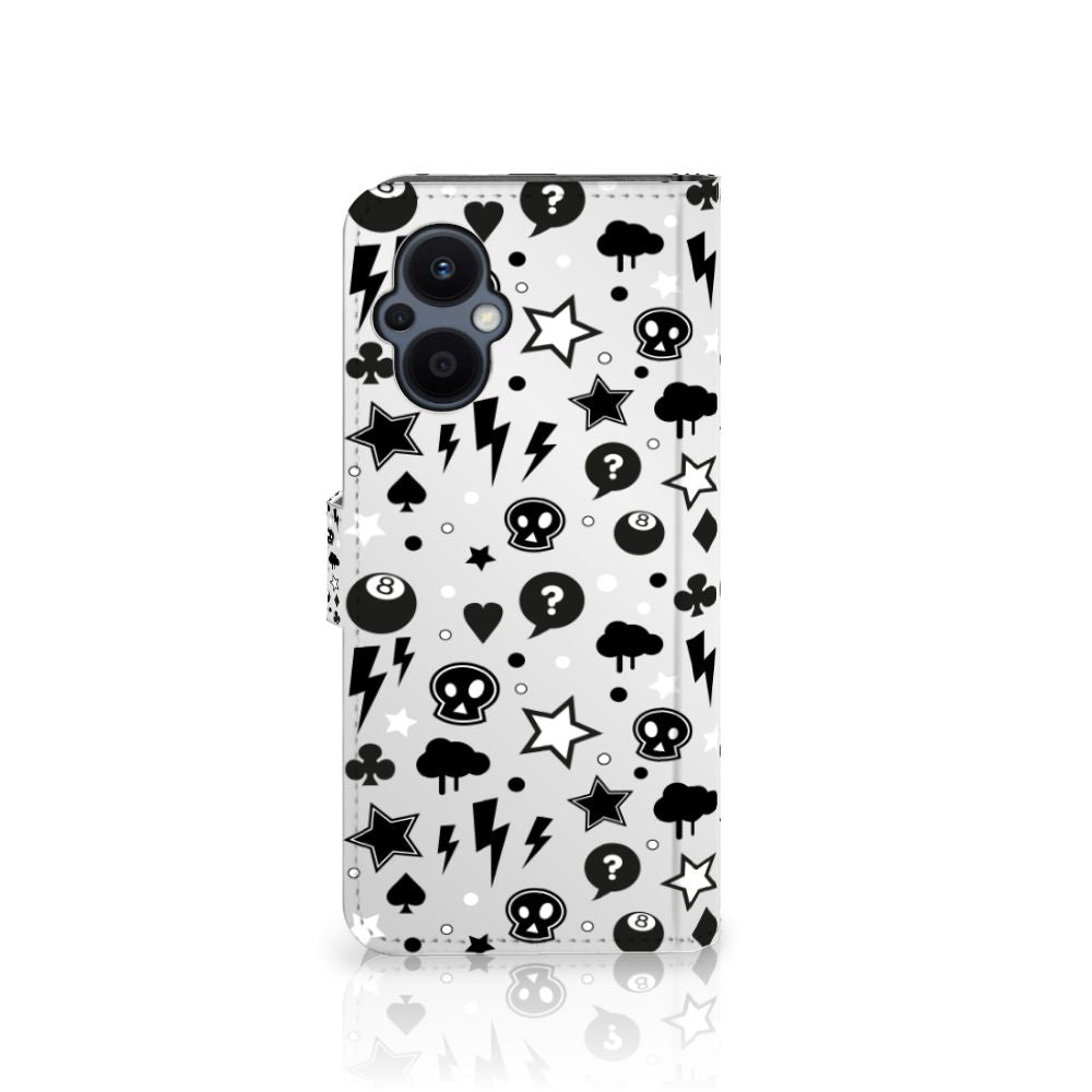 Telefoonhoesje met Naam OPPO Reno 8 Lite | OnePlus Nord N20 Silver Punk