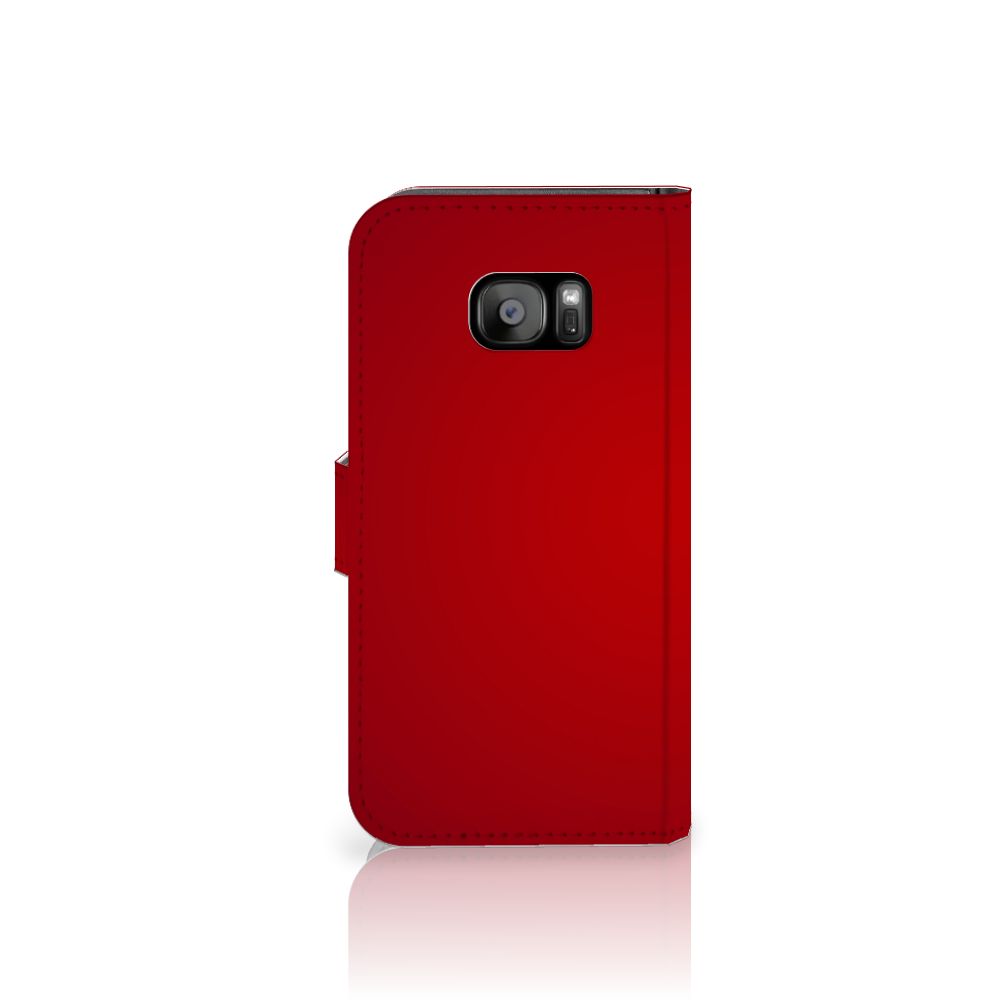 Samsung Galaxy S7 Edge Wallet Case met Pasjes Liefde - Origineel Romantisch Cadeau