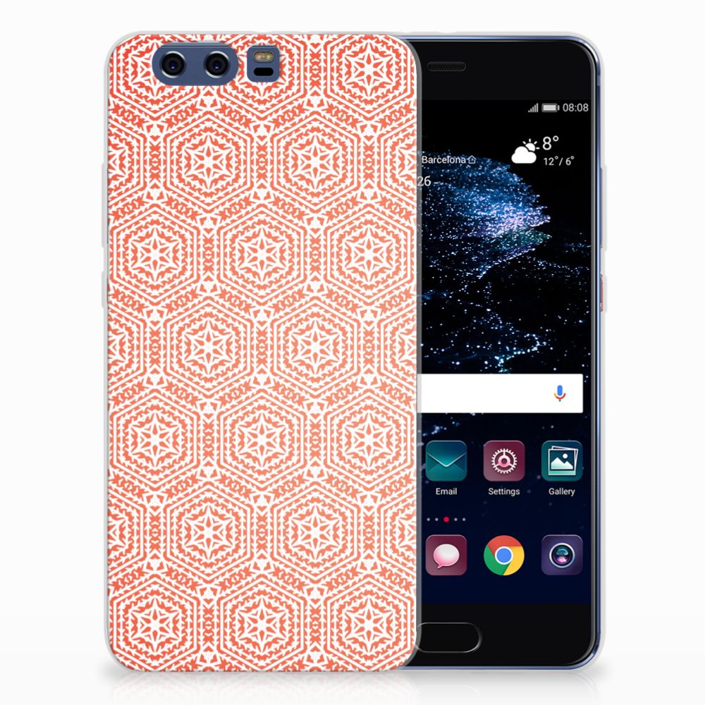 Huawei P10 Plus TPU bumper Pattern Orange