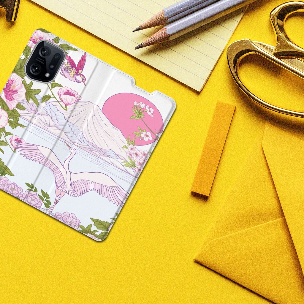 OPPO Find X5 Hoesje maken Bird Standing - B2C Telecom