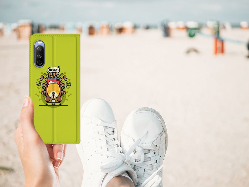 Sony Xperia 10 III Magnet Case Doggy Biscuit - B2C Telecom