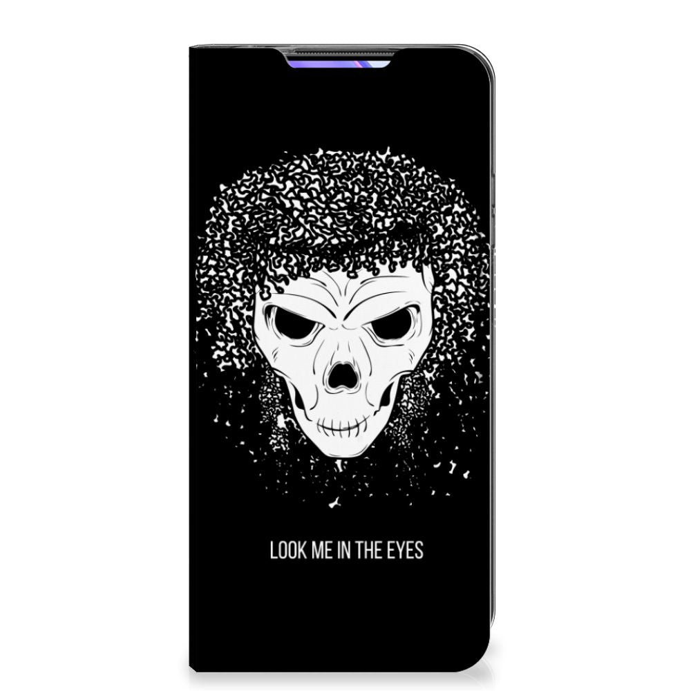 Mobiel BookCase Xiaomi Mi 10T Lite Skull Hair - B2C Telecom